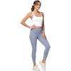 imageFoucome Nursing Tank Tops for Breastfeeding YBack Racerback Longline Maternity Sports Bra Workout Crop TopWhite