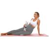 imageFoucome Womens Maternity Leggings with Pockets Over The Belly Pregnancy Workout Leggings Stretch Soft Athletic Yoga Pants
