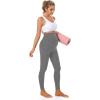 imageFoucome Womens Maternity Leggings with Pockets Over The Belly Pregnancy Workout Leggings Stretch Soft Athletic Yoga Pants