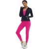 imageFoucome Womens Nursing Bras for Breastfeeding Maternity Tank Tops Crop Top with Built in Bra Longline Workout Sports BraBright Pink