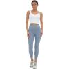 imageFoucome Womens Nursing Bras for Breastfeeding Maternity Tank Tops Crop Top with Built in Bra Longline Workout Sports BraWhite