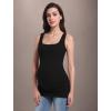 imageFoucome Maternity Tank Top Sleeveless Square Neck Trendy Casual Basic Tops Pregnancy Athletic Yoga Shirts CamisoleBlack