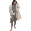 imageFoucome Maternity Thermal Underwear Set Long Johns Base Layer Fleece Lined Top and Bottom Pajamas for Pregnant WomenGrey