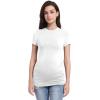 imageFoucome Womens Maternity Shirts Short Sleeve Side Ruched T Shirts Pregnancy TopsWhite
