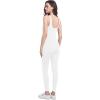 imageFoucome Maternity Jumpsuit Pregnancy Romper Bodysuit Shapewear Nursing Tank Tops LeggingsWhite