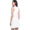 imageFoucome Maternity Tennis Dress Square Neck Athletic Dress Sleeveless Tank Dress Stretch Aline Mini DressesWhite