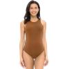 imageFoucome Womens Maternity Bodysuit Sleeveless Shapewear Tank Tops Pregnancy Romper JumpsuitBrown