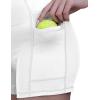 imageFoucome Womens Tennis Dress Workout Dress with Builtin Bra ampamp Shorts Summer Dress for Golf AthleticWhite
