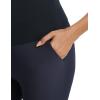 imageFoucome Maternity Flare Pants Stretchy Bootcut Work Dress Pants Business Casual Pregnancy Slacks with PocketsNavy Blue