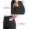 imageFoucome Womens Bootcut Dress Pants Business Casual Work Pants Stretchy Office Slacks with PocketsBlack