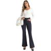 imageFoucome Womens Bootcut Dress Pants Business Casual Work Pants Stretchy Office Slacks with PocketsNavy Blue