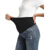 imageFoucome Womens Maternity Jeans Straight Leg Relaxed Fit Comfy Stretchy Trendy Pregnancy Denim PantsVintage Blue