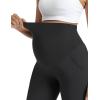 imageFoucome Maternity Pants Wide Leg Yoga Dress Work Pants Loose Stretch Casual Lounge Pregnancy SlacksBlack