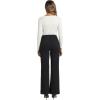imageFoucome Womens Dress Pants Wide Leg Stretchy Pull On Work Pants Business Office Casual Ladies Slacks with PocketsBlack