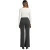 imageFoucome Womens Dress Pants Wide Leg Stretchy Pull On Work Pants Business Office Casual Ladies Slacks with PocketsDark Grey