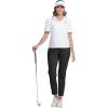 imageFoucome Maternity Pants Over Belly Comfy Stretchy Pregnancy Golf Pants Business Casual Dressy Work SlacksBlack
