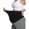imageFoucome Maternity Pants Over Belly Comfy Stretchy Pregnancy Golf Pants Business Casual Dressy Work SlacksGrey