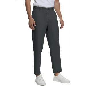 imageFoucome Mens Golf Pants Slim Fit Work Dress Pants Lightweight Stretch Travel Casual Slacks with PocketsGrey