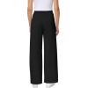 image:imageFoucome Maternity Wide Leg Sweatpants Over Belly Baggy Lounge Travel Pants Pregnancy Straight Leg Sweat PantsBlack
