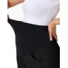 image:imageFoucome Maternity Wide Leg Sweatpants Over Belly Baggy Lounge Travel Pants Pregnancy Straight Leg Sweat PantsBlack