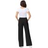 image:imageFoucome Maternity Wide Leg Sweatpants Over Belly Baggy Lounge Travel Pants Pregnancy Straight Leg Sweat PantsBlack