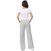 image:imageFoucome Maternity Wide Leg Sweatpants Over Belly Baggy Lounge Travel Pants Pregnancy Straight Leg Sweat PantsMelange Grey