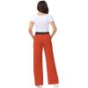 image:imageFoucome Maternity Wide Leg Sweatpants Over Belly Baggy Lounge Travel Pants Pregnancy Straight Leg Sweat PantsOrange