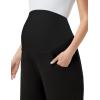 image:imageFoucome Womens Maternity Baggy Barrel Pants Wide Leg Pregnancy Lounge Sweatpants with PocketsBlack