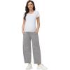 image:imageFoucome Womens Maternity Baggy Barrel Pants Wide Leg Pregnancy Lounge Sweatpants with PocketsHeather Mid Grey