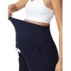 image:imageFoucome Womens Maternity Pants Over Belly Stretchy Drawstring Pregnancy Joggers Sweatpants with PocketsBlackGreyNavy
