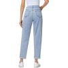 image:imageFoucome Boyfriend Jeans for Women High Waisted Stretchy Baggy Denim PantsLight Blue