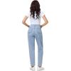 image:imageFoucome Boyfriend Jeans for Women High Waisted Stretchy Baggy Denim PantsLight Blue