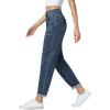 image:imageFoucome Boyfriend Jeans for Women High Waisted Stretchy Baggy Denim PantsVintage Blue