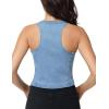 image:imageFoucome Jean Vest Top for Women Sleeveless V Neck Cropped Denim Vest Western Trendy OutfitsBlue