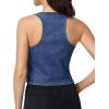 image:imageFoucome Jean Vest Top for Women Sleeveless V Neck Cropped Denim Vest Western Trendy OutfitsDark Blue
