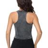 image:imageFoucome Jean Vest Top for Women Sleeveless V Neck Cropped Denim Vest Western Trendy OutfitsGrey