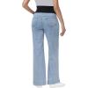 image:imageFoucome Maternity Jeans Over The Belly Wide Leg Jeans Stretch Baggy Pregnancy Denim PantsLight Blue