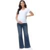image:imageFoucome Maternity Jeans Over The Belly Wide Leg Jeans Stretch Baggy Pregnancy Denim PantsVintage Blue
