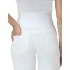 image:imageFoucome Maternity Jeans Over The Belly Wide Leg Jeans Stretch Baggy Pregnancy Denim PantsWhite