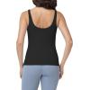 image:imageFoucome Maternity Nursing Tank Tops for Breastfeeding Comfort Stretch Pregnancy Camisoles Cami Tanks with Built in BraBlack