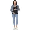 image:imageFoucome Maternity Nursing Tank Tops for Breastfeeding Comfort Stretch Pregnancy Camisoles Cami Tanks with Built in BraBlack