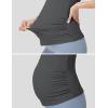 image:imageFoucome Maternity Nursing Tank Tops for Breastfeeding Comfort Stretch Pregnancy Camisoles Cami Tanks with Built in BraGrey