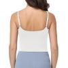 image:imageFoucome Nursing Tank Tops for Breastfeeding Scoop Neck U Back Adjustable Straps Nursing Camisoles Yoga Workout ShirtsWhite