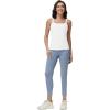 image:imageFoucome Nursing Tank Tops for Breastfeeding Square Neck Nursing Camisoles Yoga Workout Shirt with Built in BraWhite