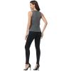 image:imageFoucome Womens Denim Vest Sleeveless Fitted Button Down Jeans Vest Top for Women Summer Trendy Casual WaistcoatGrey