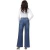 image:imageFoucome Womens Flare Jeans High Waisted Bell Bottom Jeans for Women Stretch Baggy Wide Leg Denim PantsDark Blue