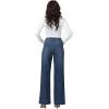 image:imageFoucome Womens Flare Jeans High Waisted Bell Bottom Jeans for Women Stretch Baggy Wide Leg Denim PantsVintage Blue