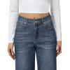 image:imageFoucome Womens Flare Jeans High Waisted Bell Bottom Jeans for Women Stretch Baggy Wide Leg Denim PantsVintage Blue