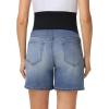 image:imageFoucome Womens Maternity Jean Shorts Over Belly Trendy Stretchy Denim Shorts Summer Pregnancy ShortsBlue