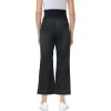image:imageFoucome Womens Maternity Jeans Wide Leg Trendy Cropped Denim Pants Stretchy Baggy Pregnancy Capris JeansWash Black